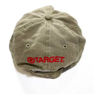 90s 80s Target ターゲット キャップ コットン cap 企業 ビンテージ アメリカ製 usa old Walmart ウォルマート 帽子 カーキ スーパー 00s