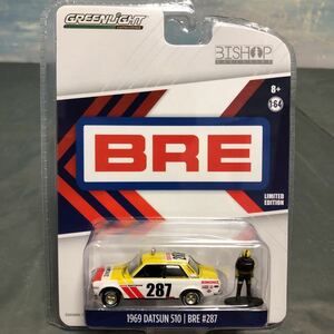 GREENLIGHT 1/64 1969 DATSAN 510 BRE #287 BISHOP EXCLUSIVE グリーンライト フィギュア ダットサン 新品 未開封