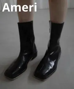 Ameri WATER PROOF SHORT BOOTS ブラック