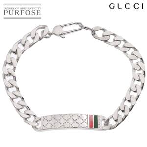 グッチ GUCCI ディアマンティッシマ ブレスレット #18 SV シルバー 925 エナメル Bracelet 90256636