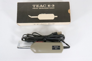 TEAC E-3 HEAD DEMAGNETIZER ヘッドイレーサー 家電 オーディオ機器 50/Hz 2.5w 100VAc MADE IN JAPAN_GFU_B1112-F028