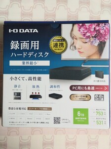 外付けハードディスク 6TB HDCZ-UT6KC アイオーデータ