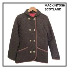 MACKINTOSH　スコットランド　キルティングジャケット　レディース　ダブル