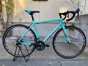 2023年モデル Bianchi VIA NIRONE 7 ビアンキ ビアニローネ7 サイズ55cm 前2×後9段 シマノTiagra カーボンフォーク【手渡し限定 越谷市】