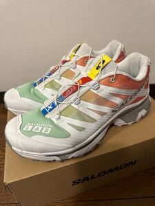 海外限定カラー SALOMON XT-4 OG white coral 28cm サロモン XT-6 XT4 XL6 白