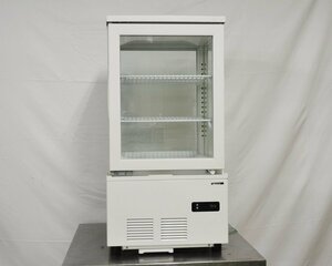 2022年製 サンデン 卓上冷蔵ショーケース AG-63NWB W434×D446×H854 引取 業務用 厨房 中古★94171