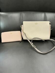 美品　kate spade ショルダーバッグ と財布 2点セット　中古品