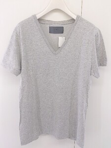 ◇ wjk ダブルジェイケイ Vネック 半袖 Tシャツ カットソー サイズM グレー メンズ