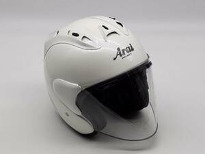 Arai アライ SZ-RAM4 GLASS WHITE グラスホワイト SZ-Ram4 ジェットヘルメット Mサイズ