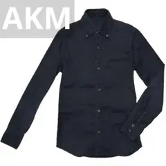 定価2.6万 AKM STRETCH LINEN B.D SHIRT L シャツ