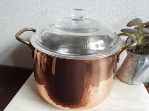 新品　Copper shine 　銅鍋　20cmｘ15cm　雪平銅製両手鍋　熱伝導率高い鍋