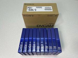 SONY ソニー PDV-184N DVCAMテープ 10本セット 使用済 業務用（現状渡し品）KY10077