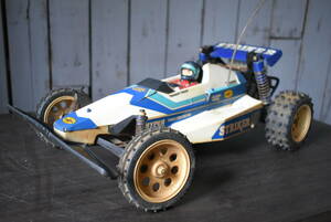 Qo438 Vtg 1987 Tamiya 1:10 STRIKER OFFROAD BUGGY RC Car タミヤ ストライカー バギー ラジコン *100