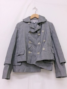 COMME des GARCONS COMME des GARCONS コムデギャルソン コムデギャルソン チェックジャケット グレー S RO-J018 AD2014 Check jacket