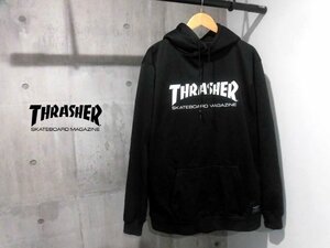 AA HARD WEAR x THRASHER スラッシャー コラボ BONDING HOODIE ボンディング フーディ XL/プルオーバー 撥水 パーカー/黒/メンズ/程度良好