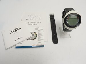 SUUNTO スント MOSQUITO モスキート ダイブコンピューター バッテリー切れ 交換ベルト/取説付 スキューバダイビング用品 [S-61591]