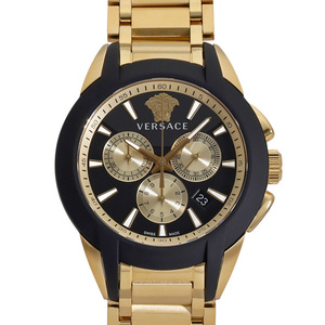 ヴェルサーチ Versace キャラクタークロノ VEM800524 ブラック文字盤 新品 腕時計 メンズ