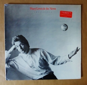 HUEY LEWIS AND THE NEWS「SMALL WORLD」米ORIG [CHRYSALIS] ステッカー有シュリンク美品