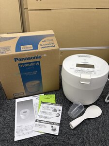 158936◎【美品】Panasonic パナソニック 圧力IHジャー炊飯器 SR-NB102 ホワイト 説明書 付属品有