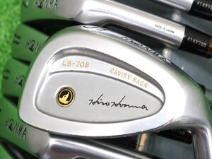 ◇HONMA ホンマ　LB-708　CAVITY　BACK　アイアン　♯5・#7～♯11・S　計7本セット　フレックス/R-1◇24-12-K137