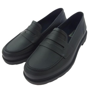 HUNTER ハンター MFF9062RMA MENS ORIGINAL PENNY LOAFER ペニーローファー 防水 レインシューズ ブラック系 US8【中古】