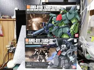 バンダイ　ガンプラ　HＧ1/144 ザクIII　&　ザクIII改　２種セット　未組み立て