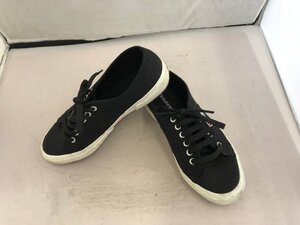 【SUPERGA】スペルガ　ユニセックススニーカー　ブラック　キャンバス　40（約25.5cm）　SY02-ER3