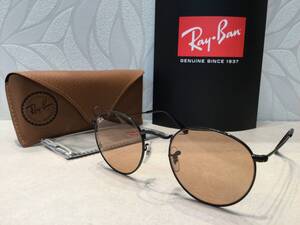 【新品】RayBan レイバン ラウンドメタル RB3447 ライトピンクブラウン サングラス☆未使用