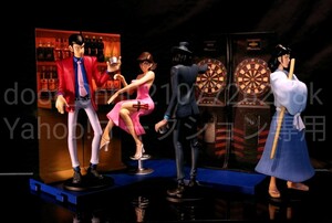 LUPIN THE 3RD JIGEN GOEMON FUJIKO DARTS FIGURE SET ルパン三世 ジオラマフィギュア セット 次元 五エ門 不二子 モンキー・パンチ