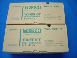 即決◆京セラ/TK-20H×2本セット◆LS-1700/LS-3700/LS-6700/LS-6800/LS-6900/DP-1400/DP-1800用トナー◆純正/未使用