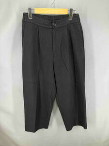 ★ ATTACHMENT アタッチメント WO PE INTERLOCK EASY TROUSERS ロングパンツ サイズ1 ブラック 冬