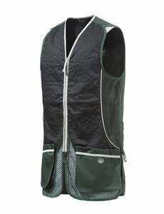 ベレッタ シルバーピジョンベスト（グリーン x ブラック）Mサイズ/Beretta Silver Pigeon Vest - Hunter Green & Jet Black