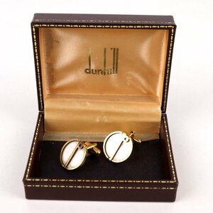 ダンヒル カフス dロゴ カフリンクス カフスボタン ブランド スーツ小物 メンズ ゴールド Dunhill