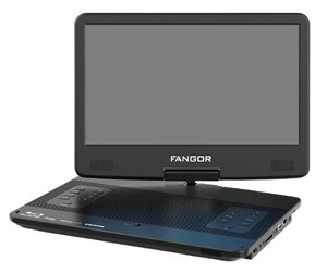 1円スタート FANGOR ポータブルブルーレイプレーヤー 14.1インチ ポータブルオーディオ DVD-R BD-ROM CD-R ブラック D02737