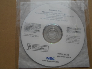 ★【未開封】【未使用】NEC FC-E21G/FC-E25B/FC-E16U Windows7 Pro Embedded Systems 32bit/64bitリカバリディスク★