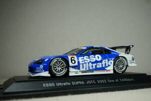 1/43 JGTC 年間チャンピオン EBBRO TOYOTA ESSO Ultraflo Supra #6 2002 LeMans トヨタ エッソ ウルトラフロー スープラ ルマン 脇坂 飯田