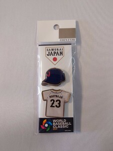  ラーズ・ヌートバー 侍ジャパン ユニフォーム ピンバッチ ピンバッジ ホーム WBC 2023 日本代表 セントルイス・カージナルス MLB 世界一