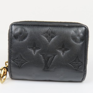 95956★1円スタート★LOUIS VUITTON ルイヴィトン 中極美品 ポルトフォイユ ルー RFID モノグラム 二つ折り財布 レザー ブラック