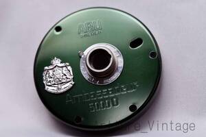 ABU AMBASSADEUR 5000D SIDE CUP GREEN 未使用中古（Ｙ1152-313）VINTAGE FISHING REEL PARTS,#5000D #5000DSIDECUP #AMBASSADUER