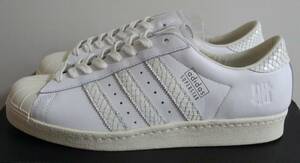 ほぼ新品 スーパースター 80v UNDFTD 2014年製 JP30.0cm B34077 定価23,760円 adidas superstar 80s UNDEFEATED 限定 コラボ