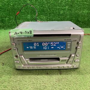 AV4-528 激安 カーステレオ JVC KW-MCD400 16890283 CD MD FM 本体のみ 簡易動作確認済み 中古現状品