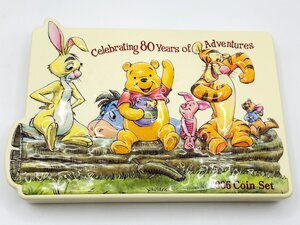 【保管品】ディズニー くまのプーさんとなかまたち夢と冒険の80年 2006 貨幣セット ミントセット 記念硬貨 額面666円 現状品 J737