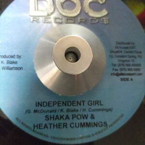 Shaka Pow ＆ Heather Cummings/Independent Girl Sweet For My Sweet Riddim