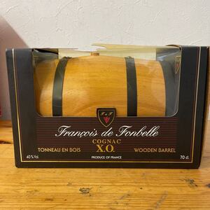 UTT84 古酒 Francois de Fonbelle/フランソワ ド フォンベル XO 700ml 40% 木樽 1618g ブランデー コニャック 未開栓