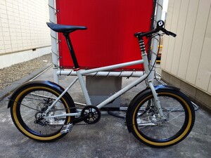 美品 VELO ORANGE NEUTRINO ベロオレンジ　ニュートリノ　Sサイズ ミニベロ　20インチ ブルーラグ blue lug SURLY サーリー