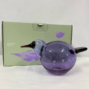 【保管品】iittala Birds by Toikka 2021 ＜インテリア＞イッタラ バード アニュアルバード ケスリ Kesuri アメジスト オイバ・トイッカ