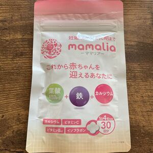 【賞味期限2025.02の為特価】mamalia 葉酸 サプリ 120粒 480μg 妊活 妊娠 ミネラル 鉄20mg カルシウム250mg