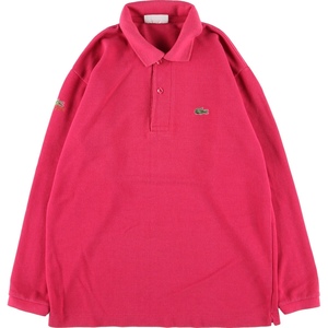 古着 70年代 ラコステ LACOSTE CHEMISE フレンチラコステ 長袖 ポロシャツ メンズM ヴィンテージ /eaa331211 【SS2409_30%】