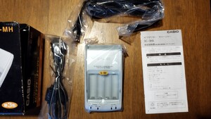 新品未使用品 カシオ CASIO ACアダプターチャージャー BC-3HA 説明書付き 貴重 カメラ カメラマン