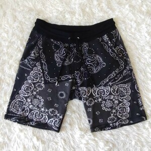 1PIU1UGUALE3 bandana patch Shorts ハーフパンツ バンダナ ペイズリー ダマスク Paul Smith Ladmusician BEAMS Mihara Yasuhiro 